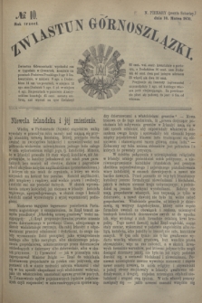 Zwiastun Górnoszlązki. R.3, № 10 (10 marca 1870) + dod.