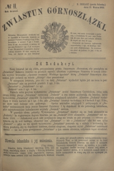 Zwiastun Górnoszlązki. R.3, № 11 (17 marca 1870) + dod.