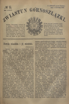 Zwiastun Górnoszlązki. R.3, № 14 (7 kwietnia 1870) + dod.