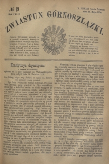 Zwiastun Górnoszlązki. R.3, № 19 (12 maja 1870) + dod.