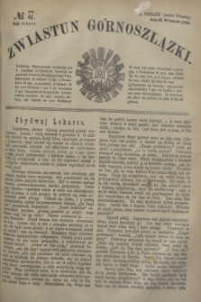 Zwiastun Górnoszlązki. R.3, № 37 (13 września 1870) + dod.