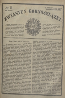 Zwiastun Górnoszlązki. R.3, № 40 (4 października 1870) + dod.