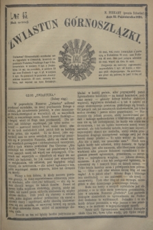 Zwiastun Górnoszlązki. R.3, № 43 (25 października 1870) + dod.