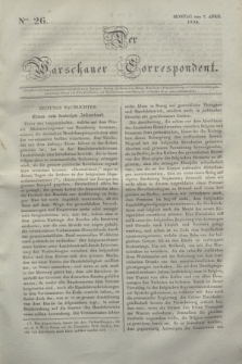 Der Warschauer Correspondent. 1834, Nro 26 (7 April)