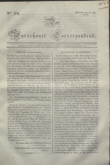 Der Warschauer Correspondent. 1834, Nro 38 (26 Mai)