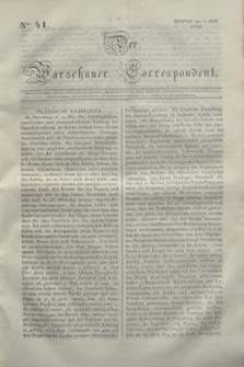 Der Warschauer Correspondent. 1834, Nro 41 (9 Juni) + dod.