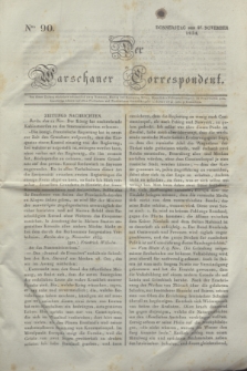 Der Warschauer Correspondent. 1834, Nro 90 (27 November)
