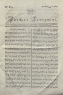Der Warschauer Correspondent. 1834, Nro 94 (15 December)