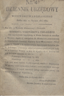 Dziennik Urzędowy Województwa Podlaskiego. 1824, Nro 262 (17 stycznia)