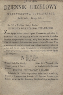 Dziennik Urzędowy Województwa Podlaskiego. 1824, Nro 265 (7 lutego) + dod.