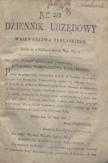 Dziennik Urzędowy Województwa Podlaskiego. 1824, Nro 281 (29 maja) + dod.
