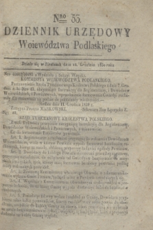 Dziennik Urzędowy Województwa Podlaskiego. 1830, Nro 53 (12 grudnia)