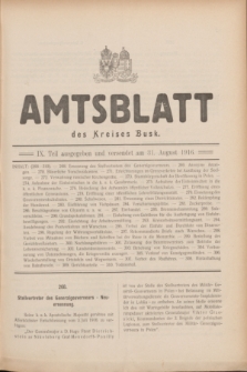 Amtsblatt des Kreises Busk. 1916, Teil 9 (31 August)