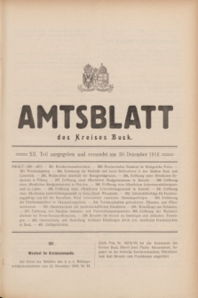 Amtsblatt des Kreises Busk. 1916, Teil 12 (30 Dezember)