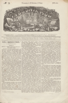 Tygodnik Mód. 1868, № 19 (9 maja) + wkładka