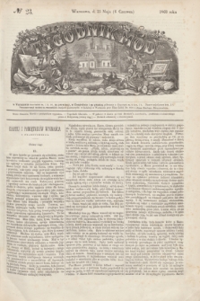 Tygodnik Mód. 1868, № 23 (6 czerwca) + dod. + wkładka