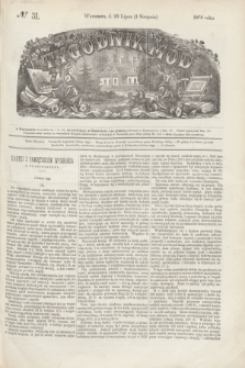 Tygodnik Mód. 1868, № 31 (1 sierpnia) + dod.