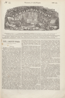 Tygodnik Mód. 1868, № 33 (15 sierpnia) + wkładka