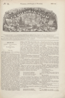 Tygodnik Mód. 1868, № 36 (5 września)