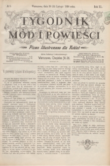 Tygodnik Mód i Powieści : pismo illustrowane dla kobiet. R.40, № 9 (26 lutego 1898)
