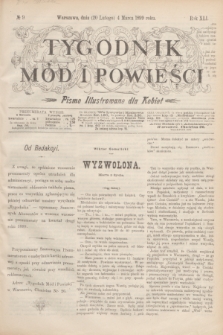 Tygodnik Mód i Powieści : pismo illustrowane dla kobiet. R.41, № 9 (4 marca 1899)