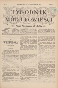 Tygodnik Mód i Powieści : pismo illustrowane dla kobiet. R.41, № 41 (14 października 1899)