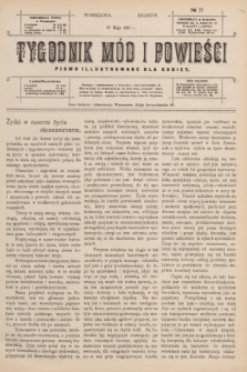 Tygodnik Mód i Powieści : pismo illustrowane dla kobiet. 1911, № 21 (27 maja)