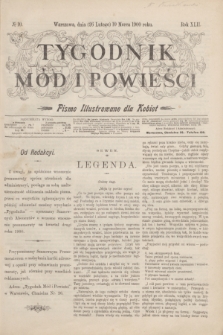 Tygodnik Mód i Powieści : pismo illustrowane dla kobiet. R.42, № 10 (10 marca 1900)