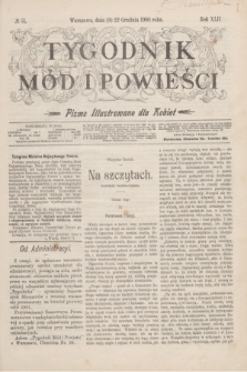 Tygodnik Mód i Powieści : pismo illustrowane dla kobiet. R.42, № 51 (22 grudnia 1900)