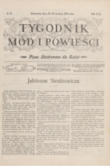 Tygodnik Mód i Powieści : pismo illustrowane dla kobiet. R.42, № 52 (29 grudnia 1900)