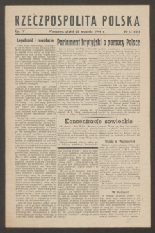 Rzeczpospolita Polska. R.4, nr 72 (29 września 1944) = nr 144