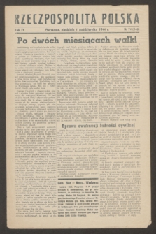 Rzeczpospolita Polska. R.4, nr 74 (1 października 1944) = nr 146