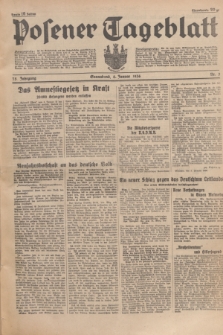 Posener Tageblatt. Jg.75, Nr. 3 (4 Januar 1936) + dod.