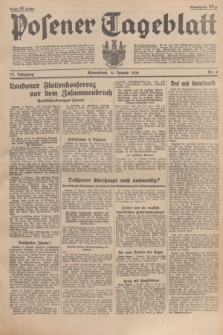 Posener Tageblatt. Jg.75, Nr. 8 (11 Januar 1936) + dod.