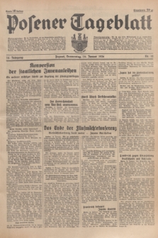 Posener Tageblatt. Jg.75, Nr. 12 (16 Januar 1936) + dod.