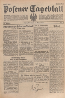 Posener Tageblatt. Jg.75, Nr. 14 (18 Januar 1936) + dod.