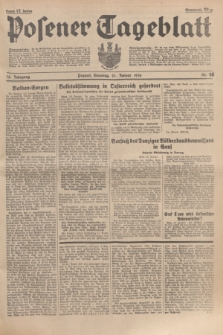Posener Tageblatt. Jg.75, Nr. 16 (21 Januar 1936) + dod.