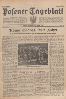 Posener Tageblatt. Jg.75, Nr. 24 (30 Januar 1936) + dod.