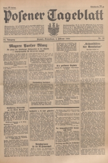 Posener Tageblatt. Jg.75, Nr. 32 (8 Februar 1936) + dod.