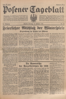 Posener Tageblatt. Jg.75, Nr. 40 (18 Februar 1936) + dod.