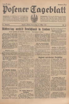 Posener Tageblatt. Jg.75, Nr. 66 (19 März 1936) + dod.