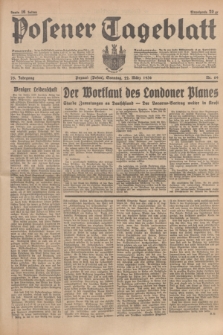 Posener Tageblatt. Jg.75, Nr. 69 (22 März 1936) + dod.
