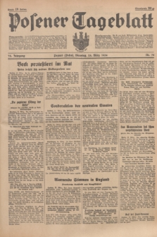 Posener Tageblatt. Jg.75, Nr. 70 (24 März 1936) + dod.