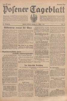 Posener Tageblatt. Jg.75, Nr. 73 (27 März 1936) + dod.