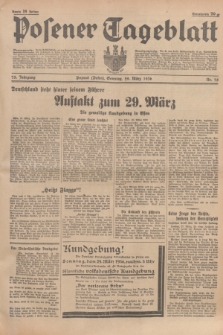 Posener Tageblatt. Jg.75, Nr. 75 (29 März 1936) + dod.