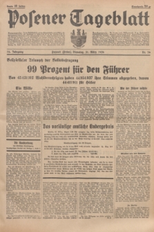 Posener Tageblatt. Jg.75, Nr. 76 (31 März 1936) + dod.
