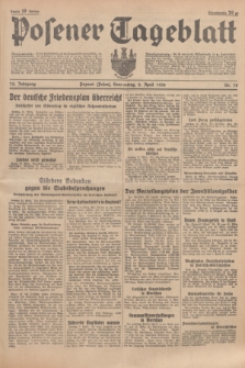 Posener Tageblatt. Jg.75, Nr. 78 (2 April 1936) + dod.