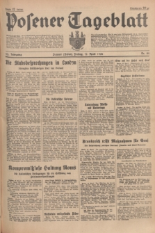 Posener Tageblatt. Jg.75, Nr. 89 (17 April 1936) + dod.