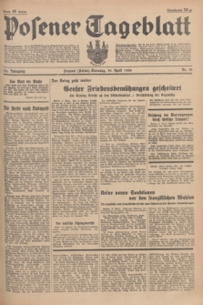 Posener Tageblatt. Jg.75, Nr. 91 (19 April 1936) + dod.