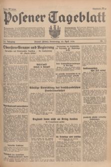 Posener Tageblatt. Jg.75, Nr. 94 (23 April 1936) + dod.